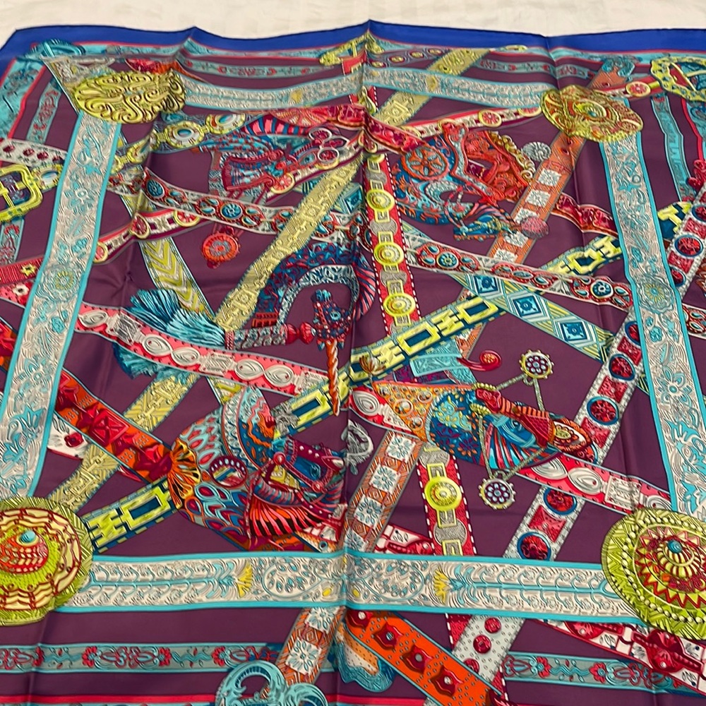 Hermès silk scarf